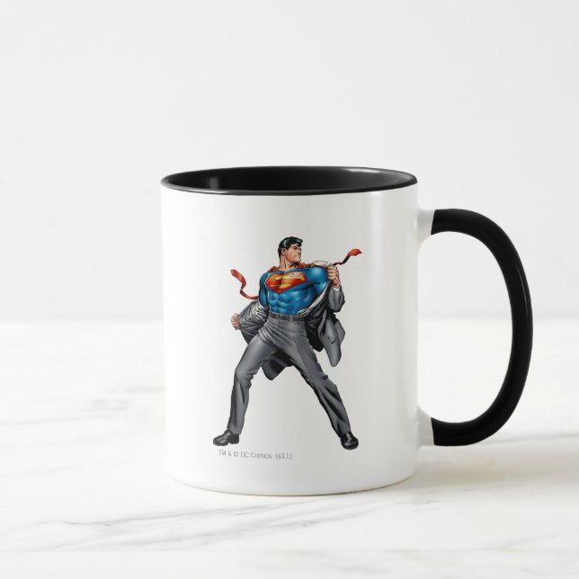 Kent changes into Superman Mug (Right)