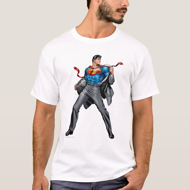 Kent changes into Superman T-Shirt (Front)