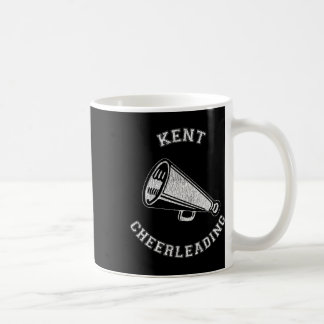 Kent Cheer Distressed Retro 90's Cheerleader  Coffee Mug