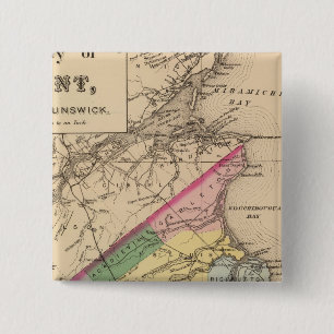 Kent Co, NB 2 Inch Square Button