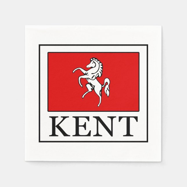 Kent County England Napkin (Front)