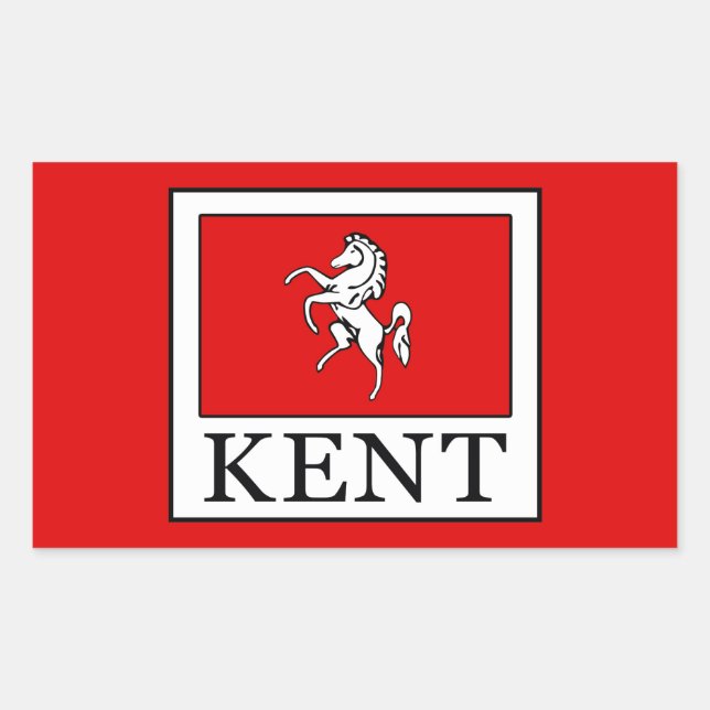 Kent County England Sticker (Front)