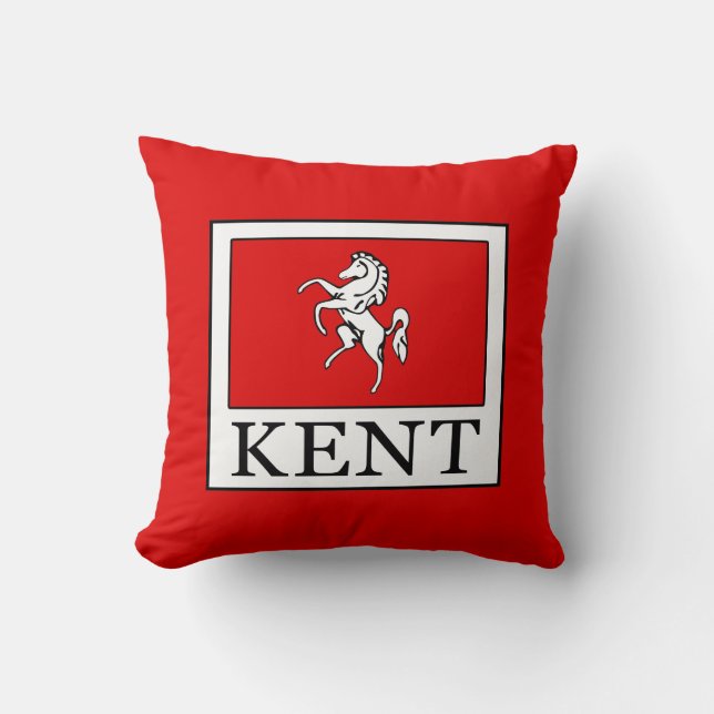 Kent County England Throw Pillow (Front)