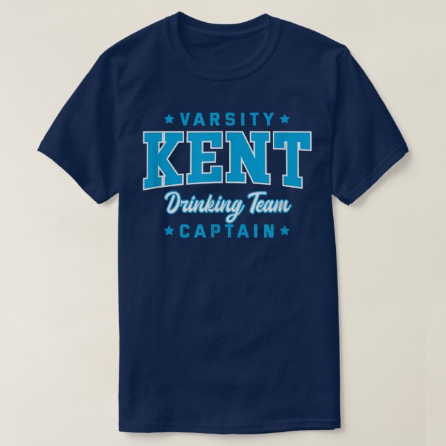 Kent Drinking Team Captain Connecticut Craft Beer  T-Shirt (Design Front)