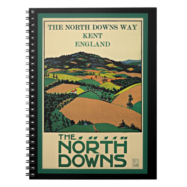 Kent, England, North Downs, Notebook (Front)
