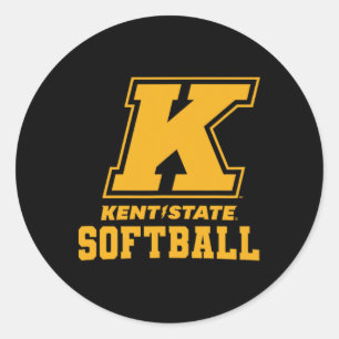 Kent State University Softll Apparel Sports Fan  Classic Round Sticker