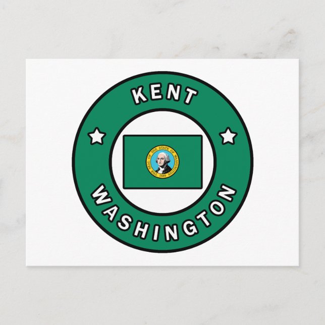Kent Washington Postcard (Front)