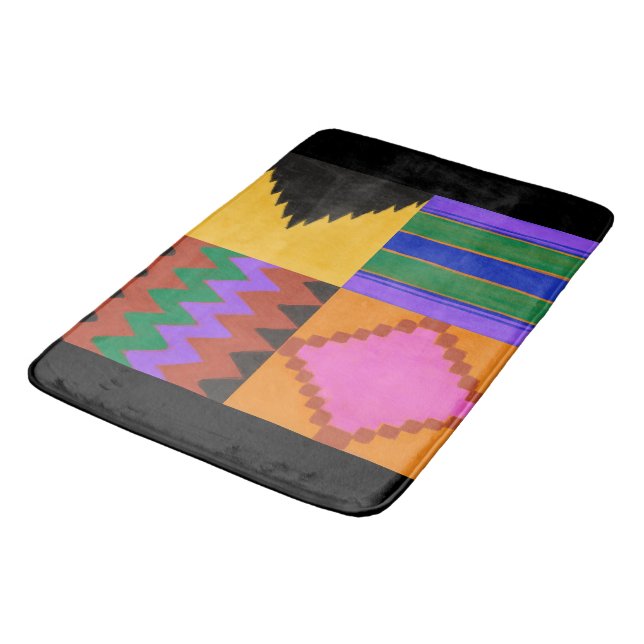 Kente Bath Mat (Angled)