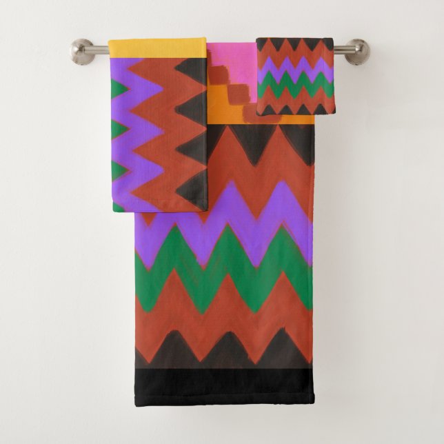 Kente Bath Towel Set (Insitu)