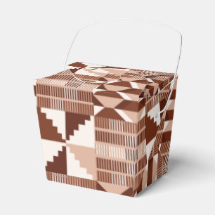 Kente Block - Clay Terracotta Favor Box