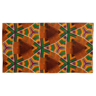 Kente Geometrics Kwanza Afrocentric Pillow Case