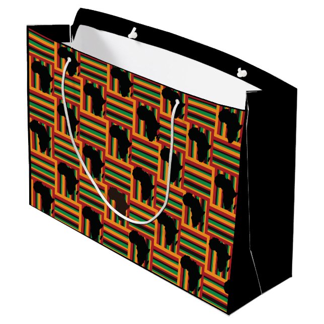 Kente Gift Bag (Back Angled)