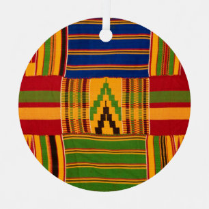 Kente Print Ornaments