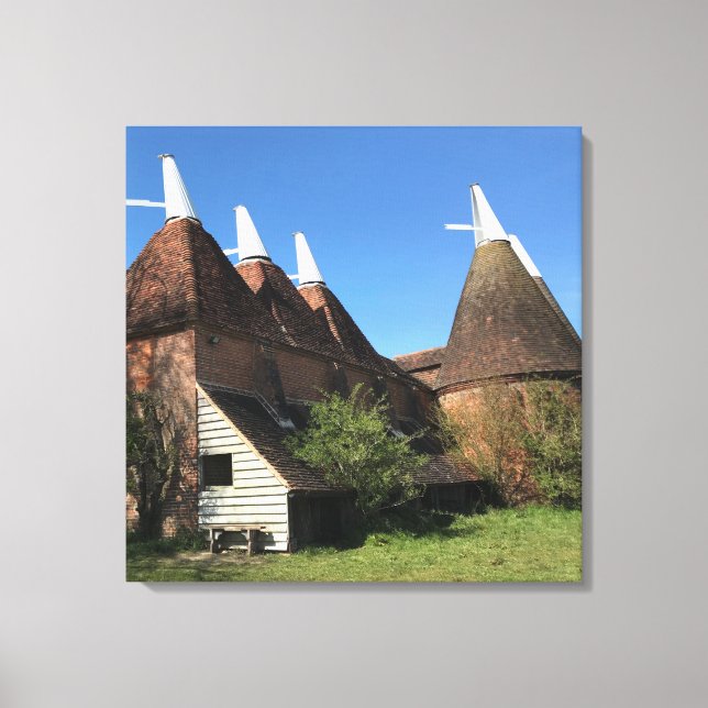 Kentish Oast  Canvas Print (Front)