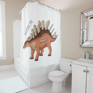 Kentrosaurus cartoon illustration 