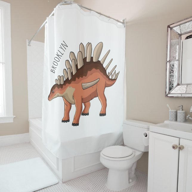 Kentrosaurus cartoon illustration  (In Situ)