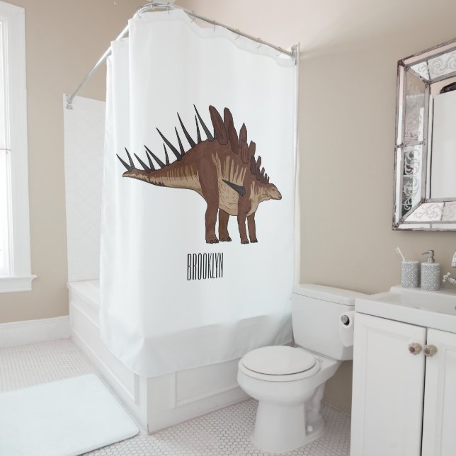 Kentrosaurus cartoon illustration  (In Situ)