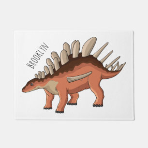 Kentrosaurus cartoon illustration  doormat
