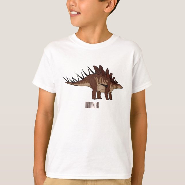 Kentrosaurus cartoon illustration  T-Shirt (Front)