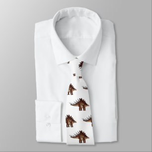 Kentrosaurus cartoon illustration tie