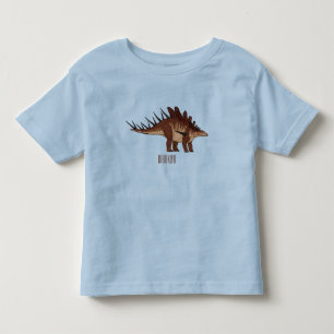 Kentrosaurus cartoon illustration  toddler t-shirt