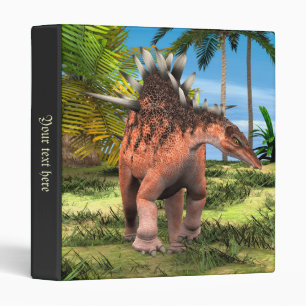 Kentrosaurus Dinosaur Jungle Prehistoric Art Binder