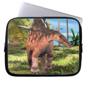 Kentrosaurus Dinosaur Jungle Prehistoric Art Laptop Sleeve