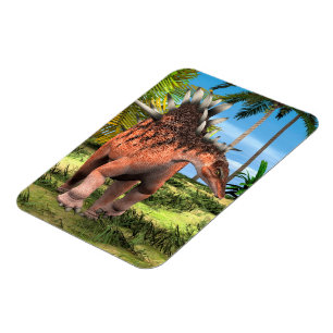 Kentrosaurus Dinosaur Jungle Prehistoric Art Magnet