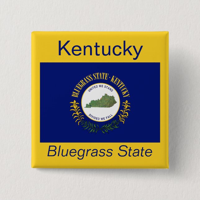Kentuckian Banner Button (Front)