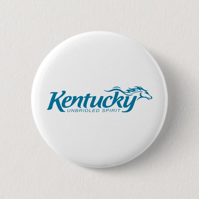 Kentucky 2 Inch Round Button (Front)