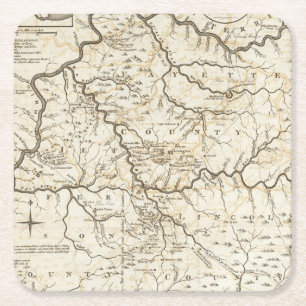 Kentucky 2 square paper coaster