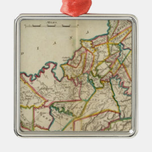 Kentucky 6 metal ornament
