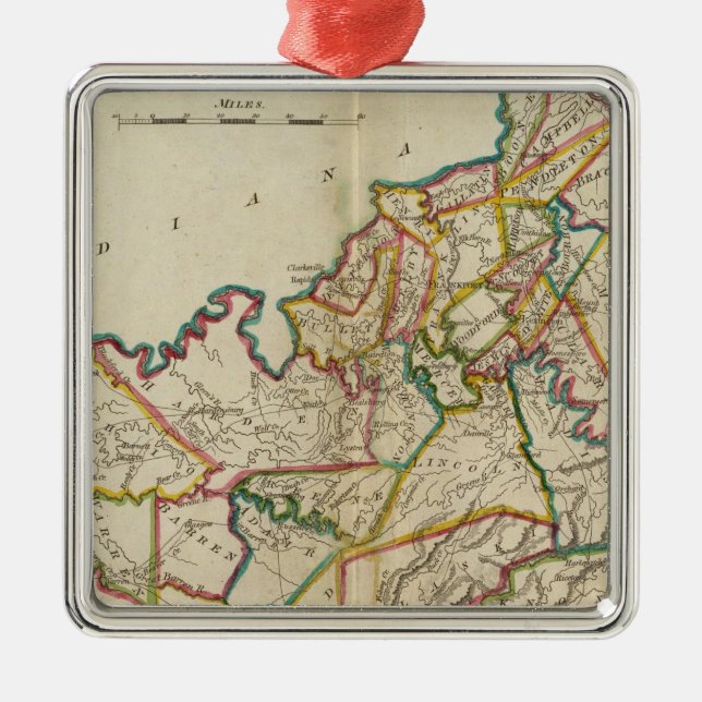 Kentucky 6 metal ornament (Front)