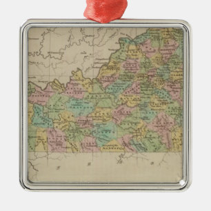 Kentucky 8 metal ornament