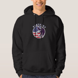 Kentucky American Patriot Veteran Eagle Pride Stat Hoodie