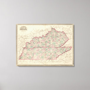 Kentucky and Tennessee 3 Canvas Print