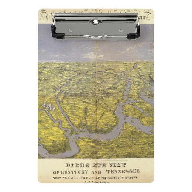 Kentucky and Tennessee 5 Mini Clipboard (Front)