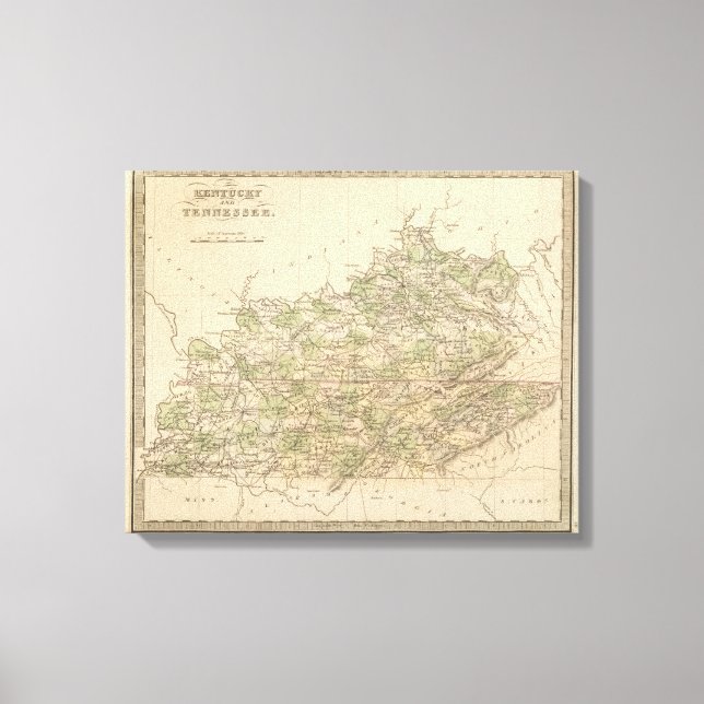 Kentucky and Tennessee 8 Canvas Print (Front)