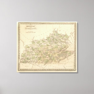 Kentucky and Tennessee 8 Canvas Print