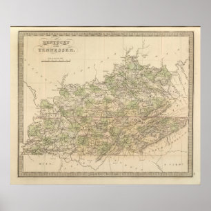 Kentucky and Tennessee 8 Poster