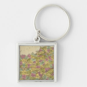 Kentucky And Tennessee Keychain
