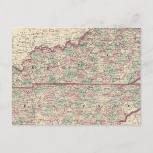 Kentucky and Tennessee Postcard