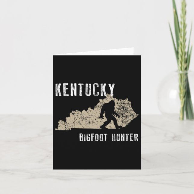 Kentucky Bigfoot Hunter  Card (Front)