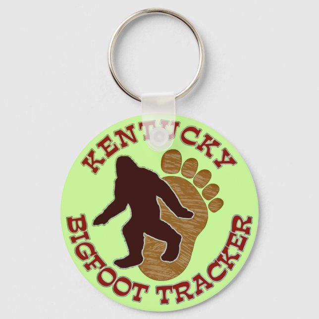 Kentucky Bigfoot Tracker Keychain (Front)