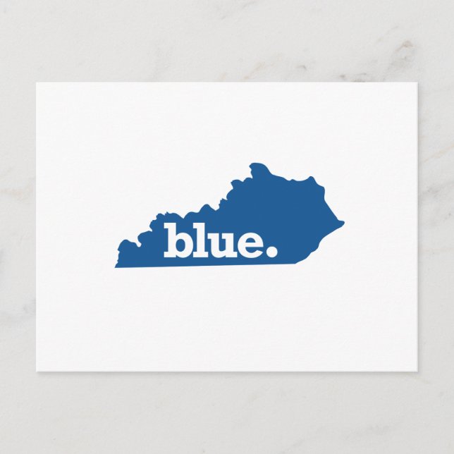 KENTUCKY BLUE STATE POSTCARD (Front)