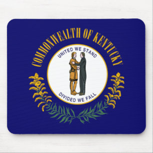 Kentucky Bluegrass Commonwealth State Flag Mouse Pad