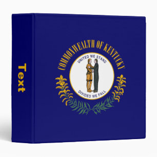 Kentucky: Bluegrass Commonwealth US State Flag Binder