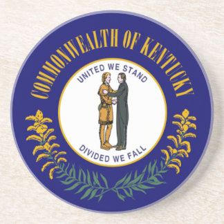 Kentucky: Bluegrass Commonwealth US State Flag Coaster