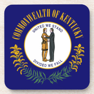 Kentucky: Bluegrass Commonwealth US State Flag Coaster