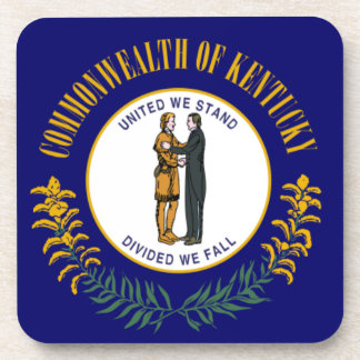 Kentucky: Bluegrass Commonwealth US State Flag Coaster